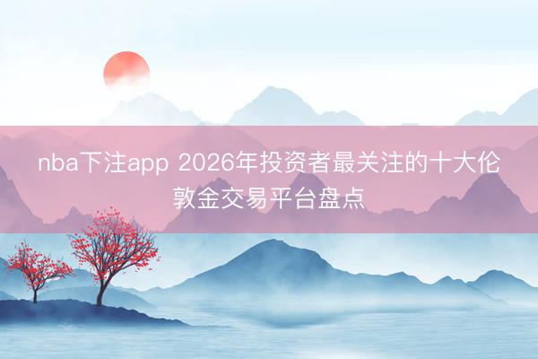 nba下注app 2026年投资者最关注的十大伦敦金交易平台盘点